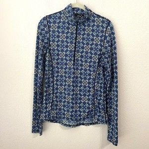 Kerrits Jacket Womens Active 1/4 Zip Size XS Pullover Geometric Blue Green